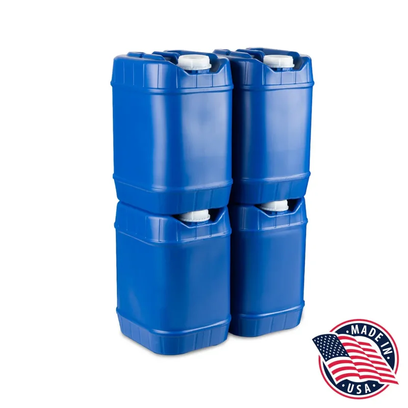 Ready Store 20-Gallon Stackable Water Container Kit (4 x 5-Gallon)